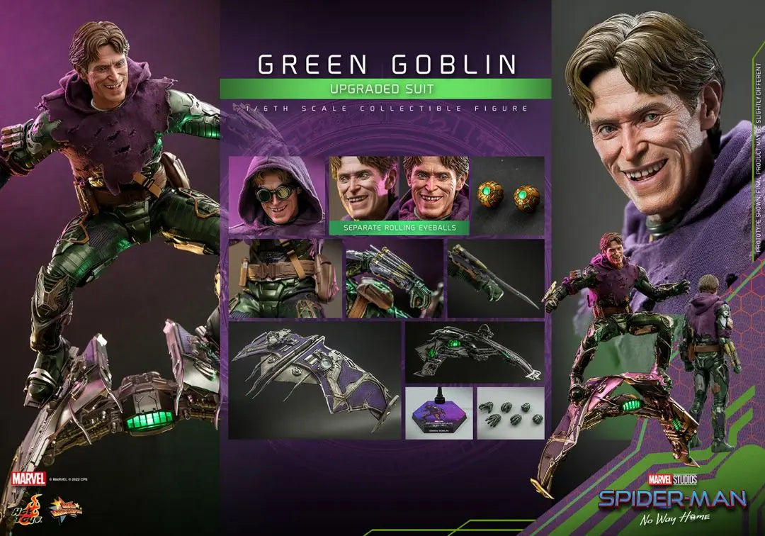 Green Goblin Upgrade Suit Hot Toys Movie Masterpiece