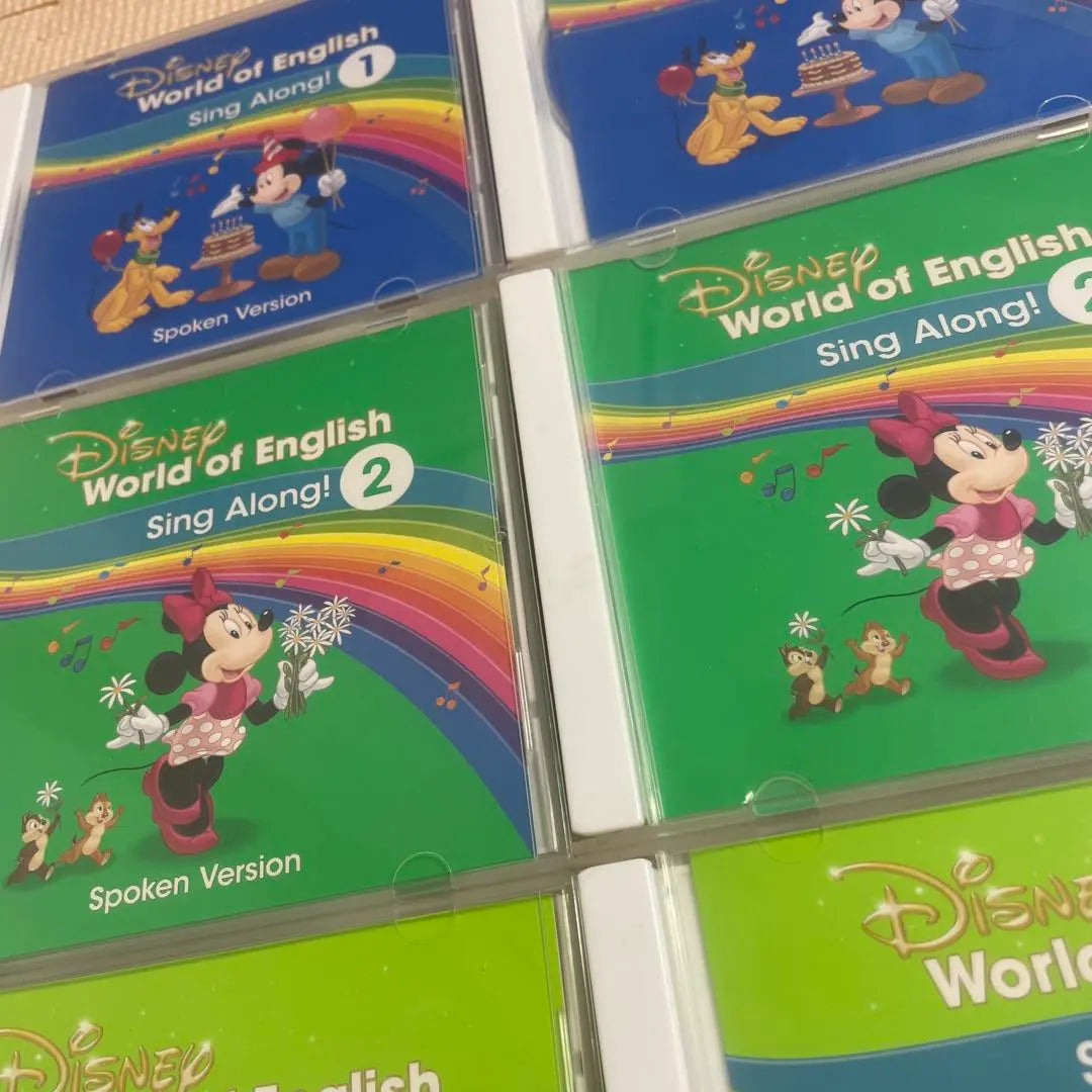 Disney English System Sing Along CD Set of 8 Latest Edition