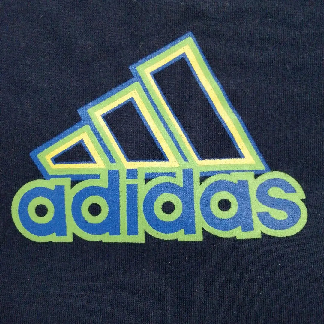 Adidas manga corta cortadas y cosidas (L) prendas azul marino de tendencia a las que todo el mundo está prestando atención | adidas 半袖カットソー(L) トレンド ネイビー 誰もが注目のアイテム