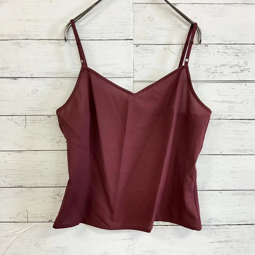 ATELIER SAB Camisole Bead Decoration Wine Red Size M