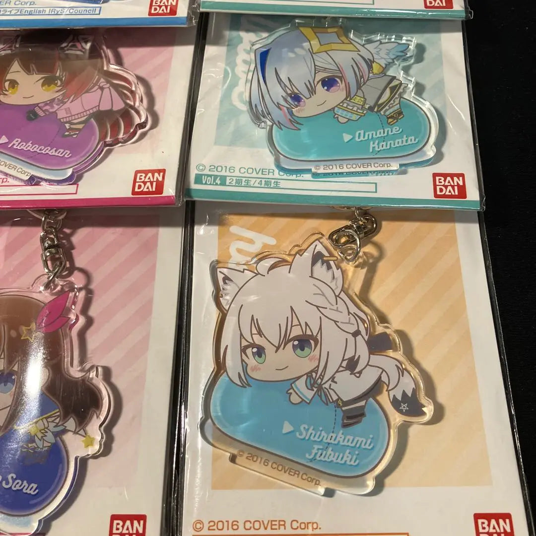 12-piece bulk sale set, acrylic key chain, Hagumitsu Hololive