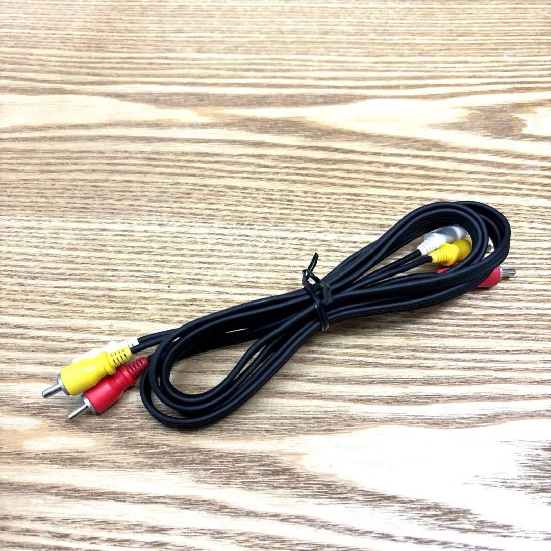 ❤️ [Beautiful goods] 3-pin-3-pin RCA cable 3-color connector about 151cm | ❤️ 【美品】3ピン-3ピン RCAケーブル 3色コネクタ　約151cm