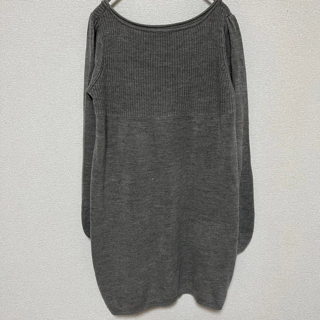 ★VIS Sciss★ Long knit M Body cover Fluffy sleeve sweater Autumn/Winter