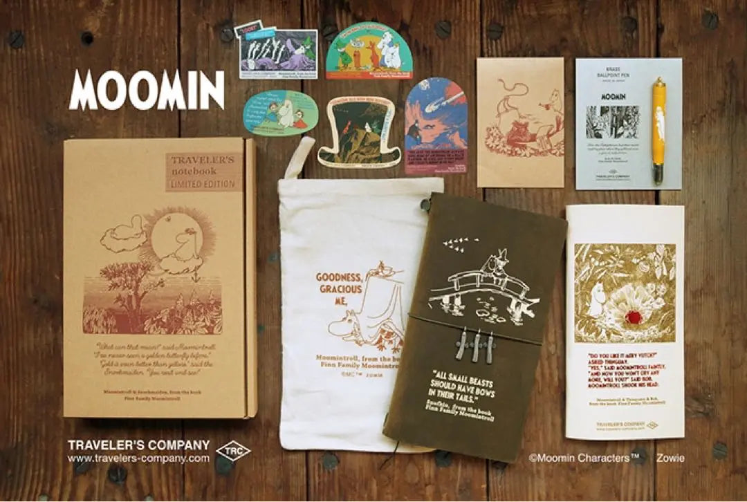 Traveler's Note Limited Set MOOMIN Moomin Family