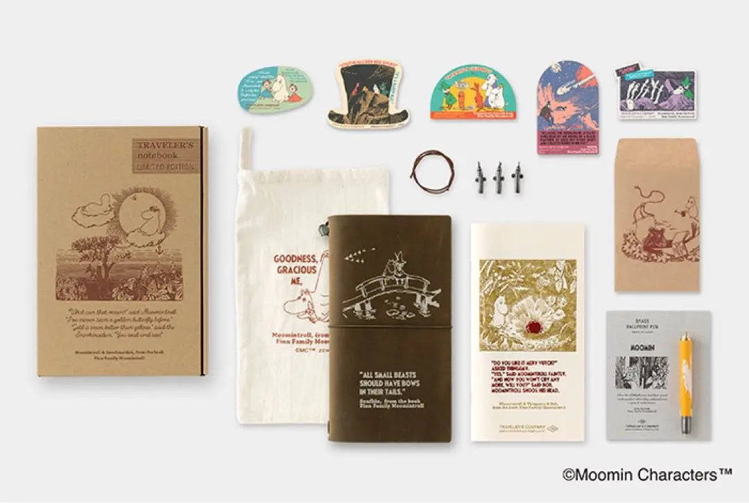 Traveler's Note Limited Set MOOMIN Moomin Family