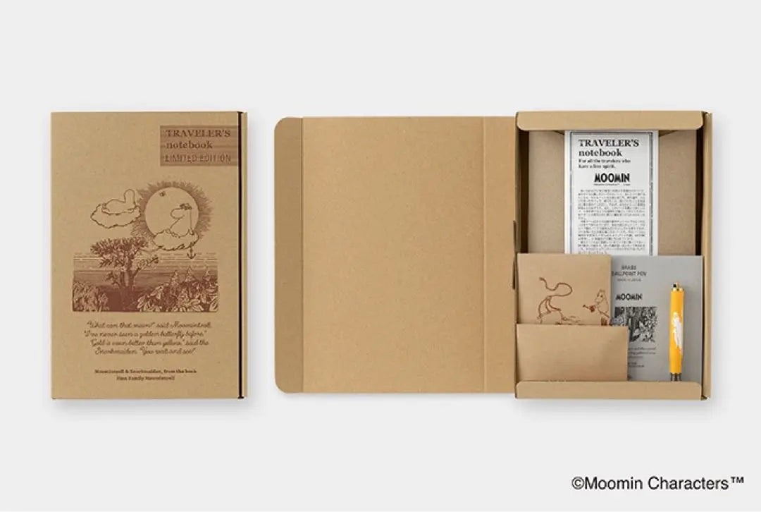 Traveler's Note Limited Set MOOMIN Moomin Family