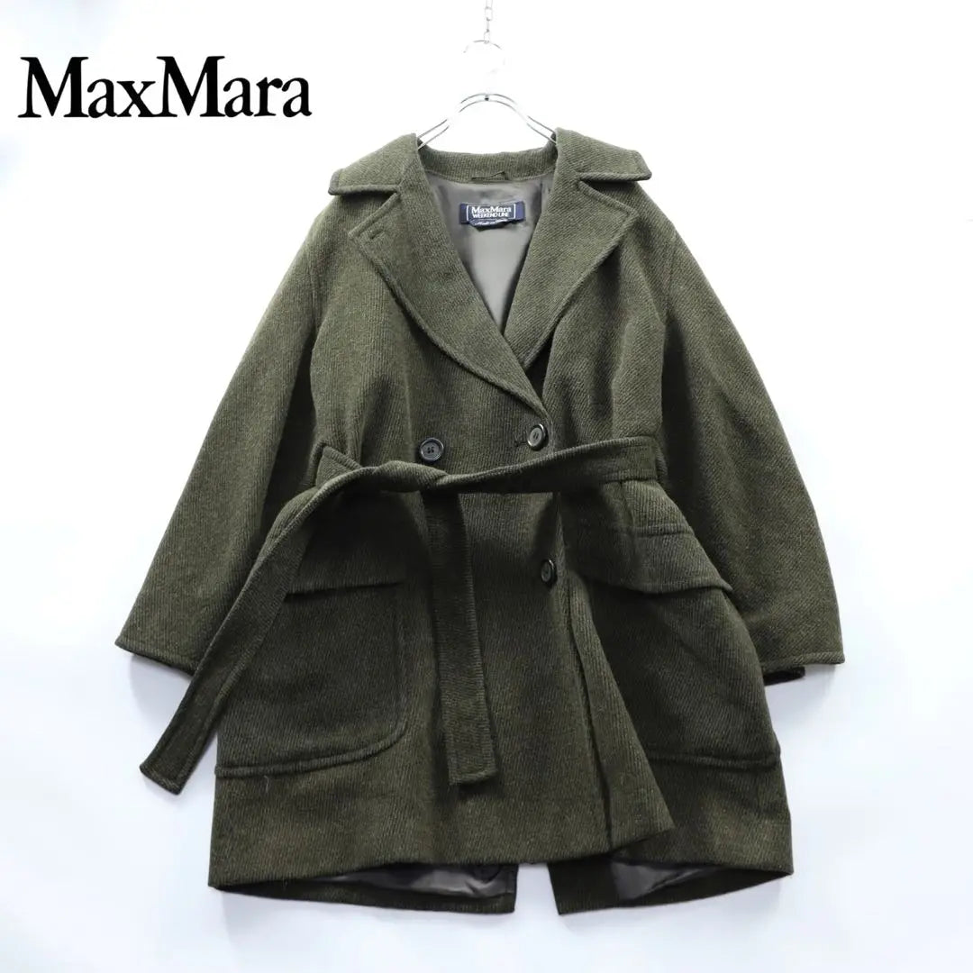 MaxMara Rare Belted Coat 40 Long Coat