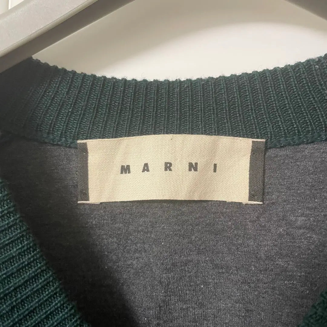 Marni Marnight Verde 48 Verde | Marni マルニ ニット グリーン 48 estrellas