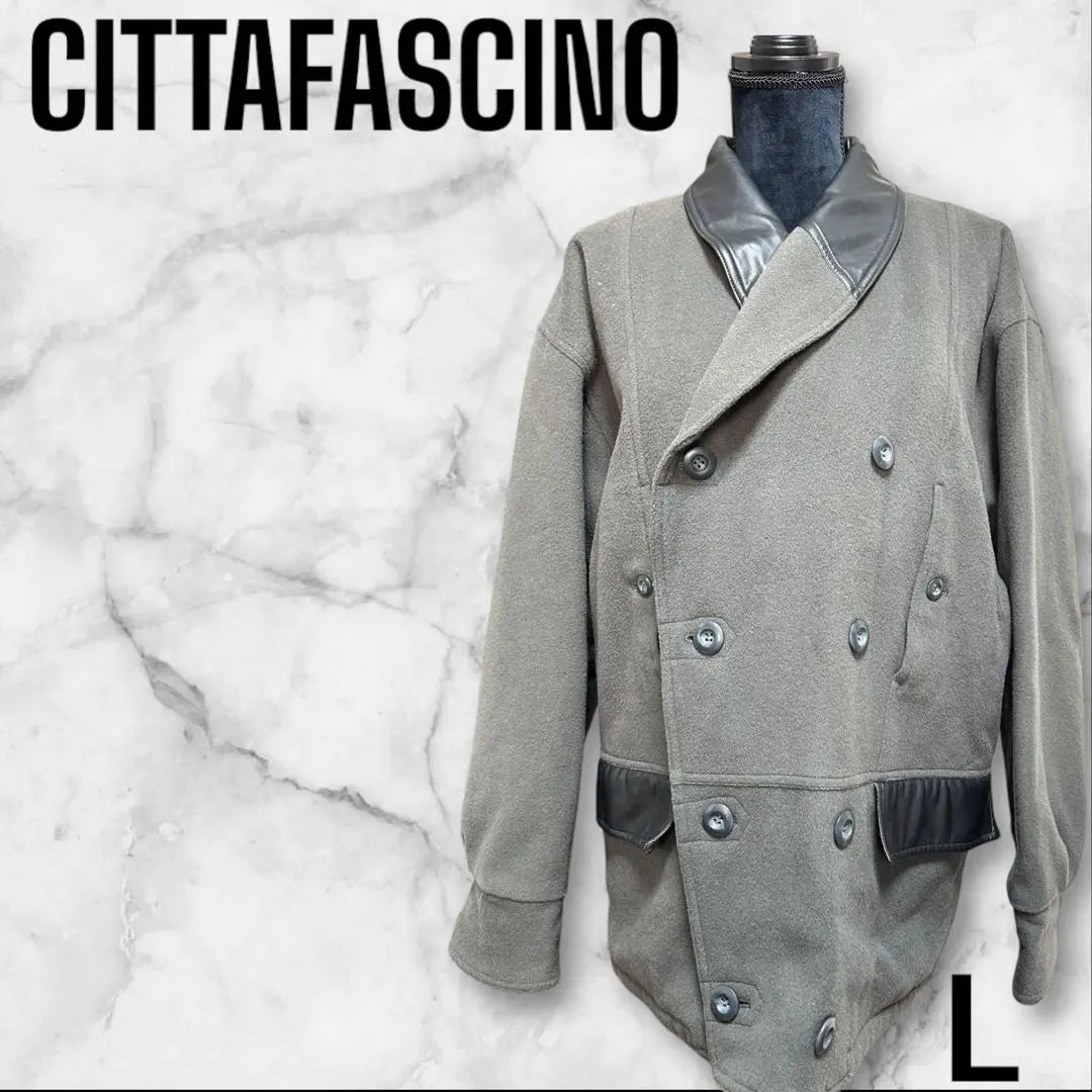 No reason! [CITTAFASCINO] L Double-breasted Jacket