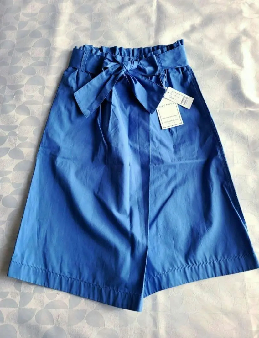 [New tag included] McAfee Cotton Tropical Belted Skirt Blue☆