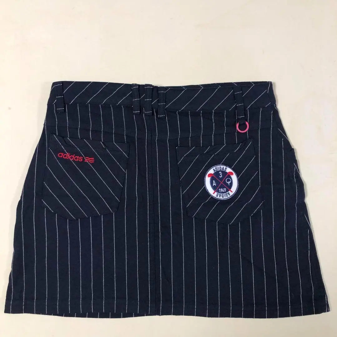 Adidas Golf Skirt Navy Stripes M Size