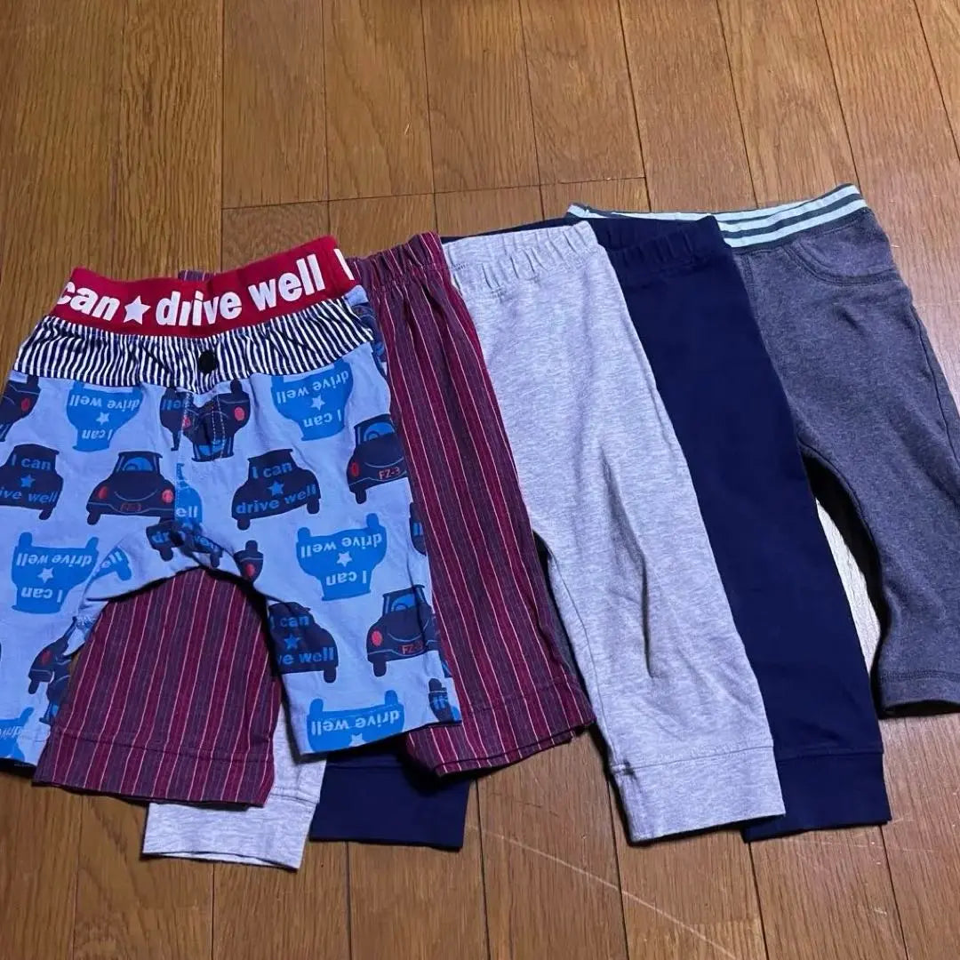 Pantalones para niños Baiya80, venta al por mayor, para niños, bebés, guardería, con borde de coche, liso