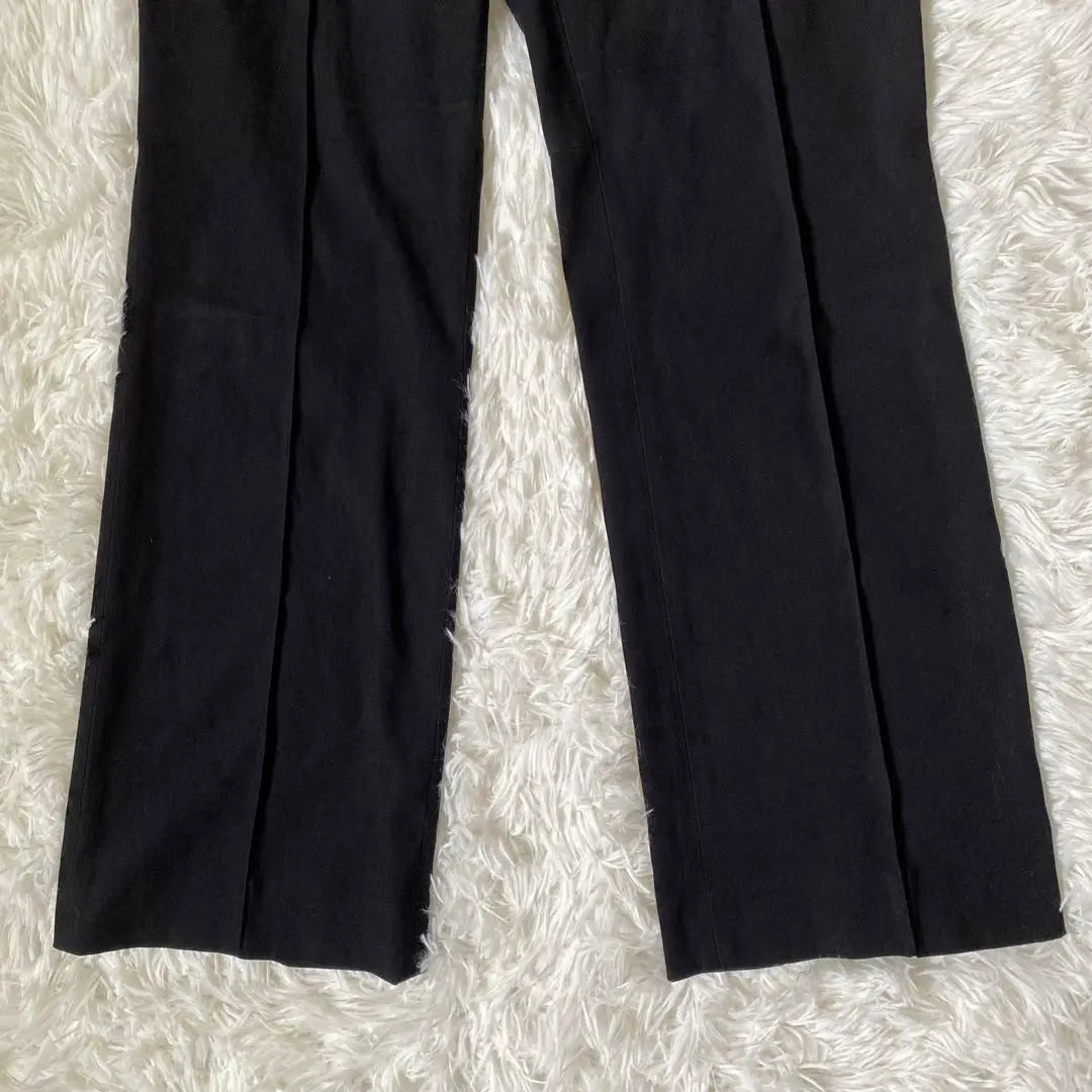 Gerard Darrel tucked slacks [11] Black pants, bottoms, L, made in Japan