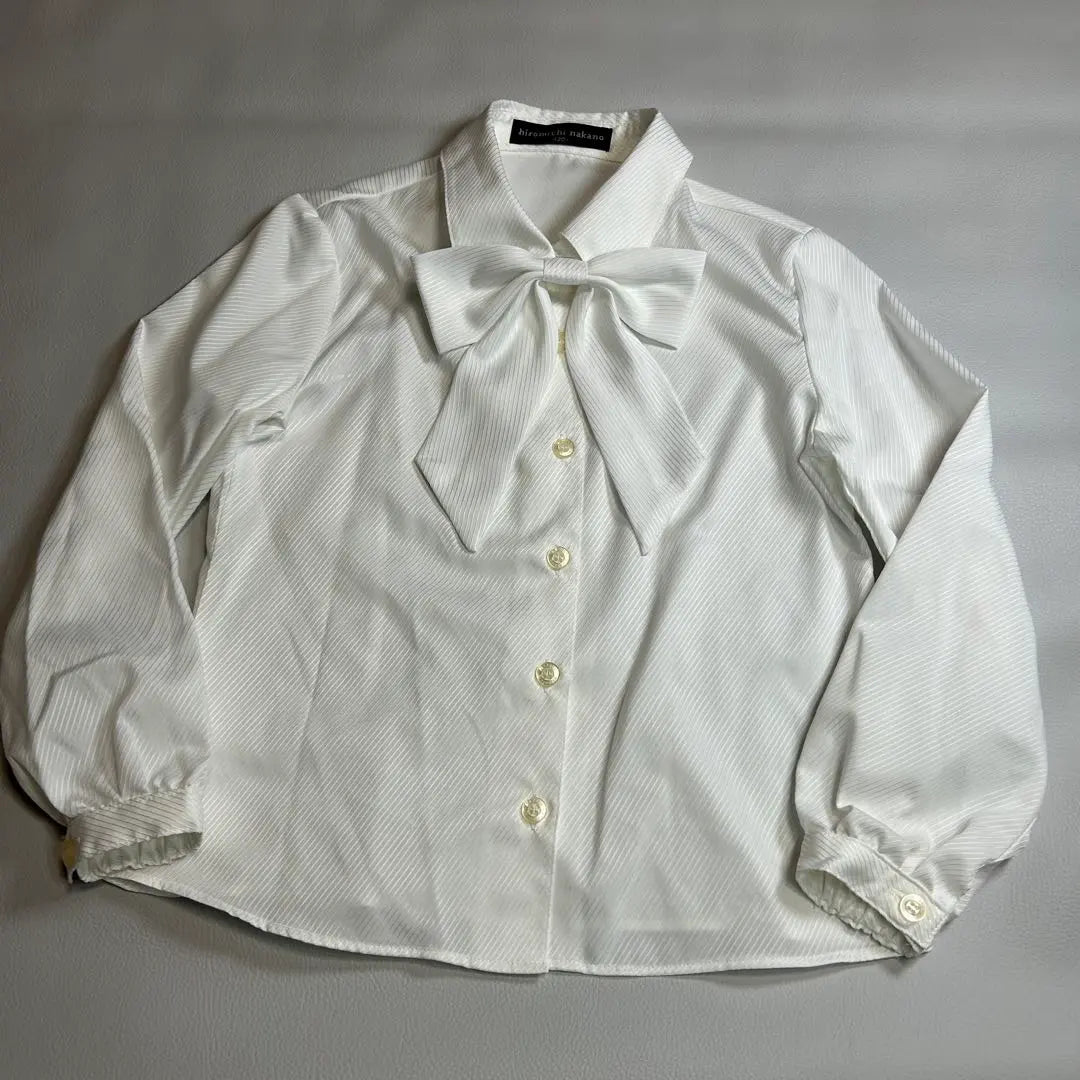 Beautiful condition Hiromichi Nakano Kids Setup 120 Bowtie Blouse Piping