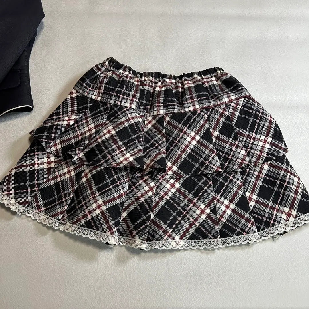 Beautiful condition Hiromichi Nakano Kids Setup 120 Bowtie Blouse Piping