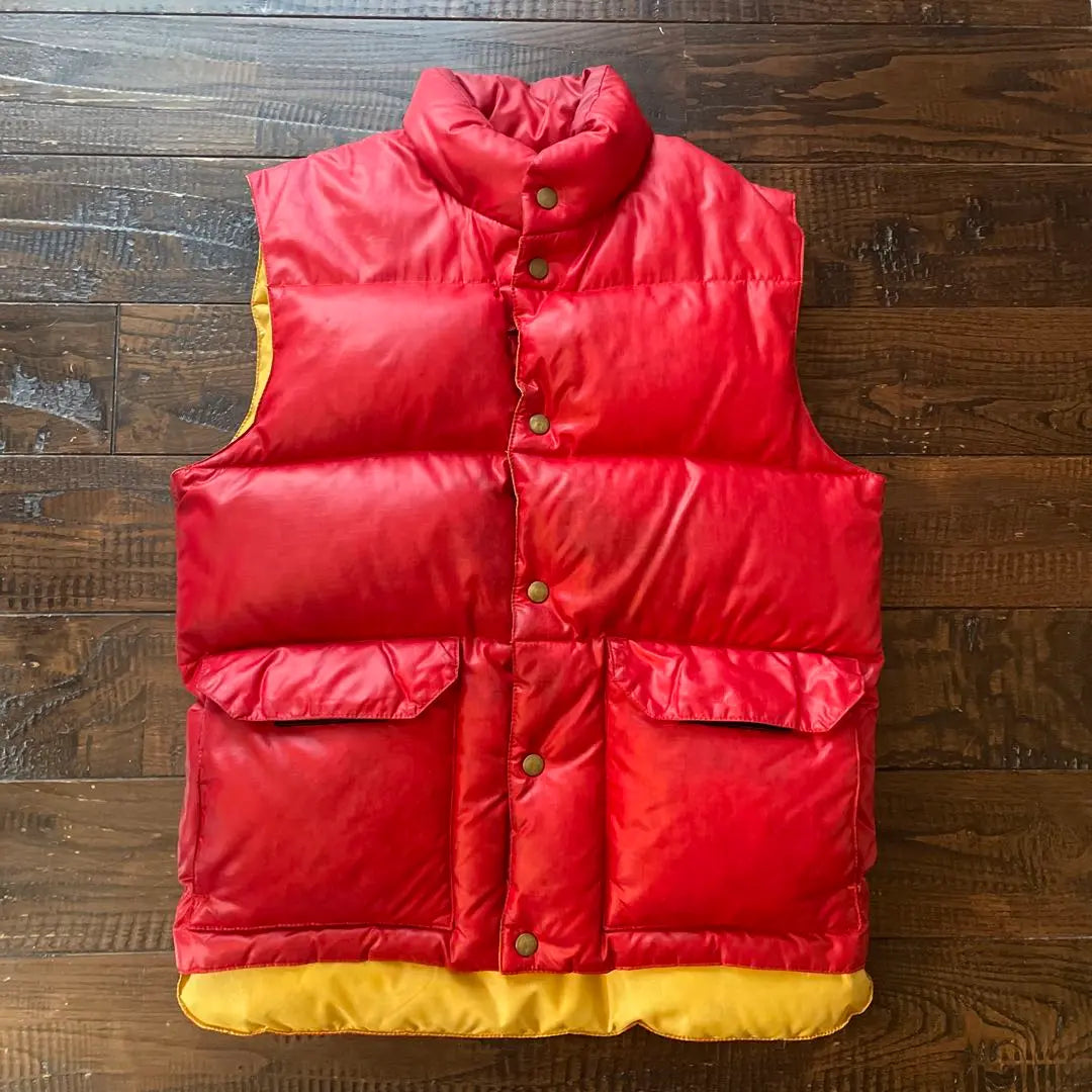 80s Vintage Wrangler Wrangler Down Vest Red