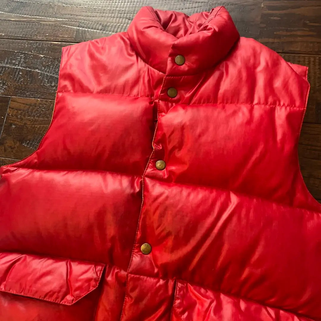 80s Vintage Wrangler Wrangler Down Vest Red