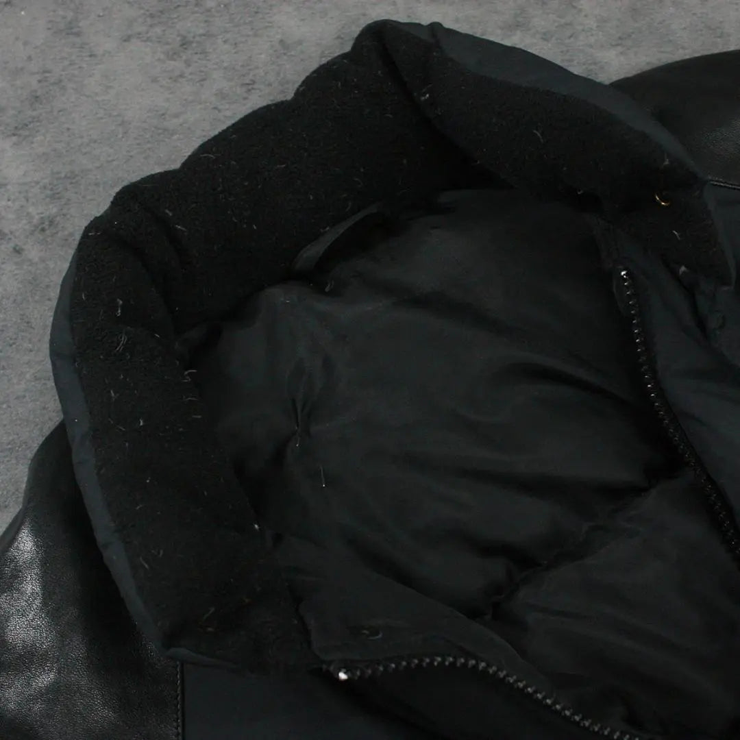 POLO SPORT Polo Sports Down Jacket Black Leather | POLO SPORT ポロスポーツ ダウンジャケット BLACK レザー