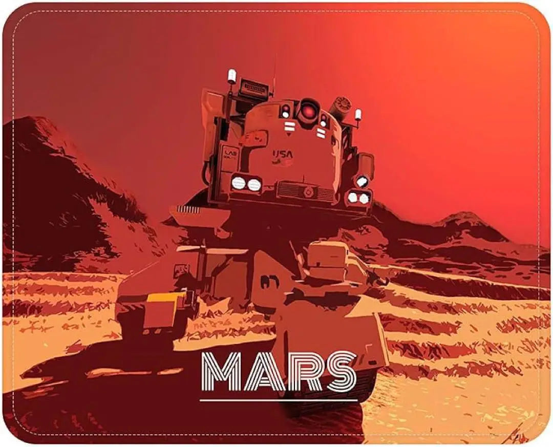 ❤️Same day shipping❤️ Mouse pad MARS rocket Mars moon computer