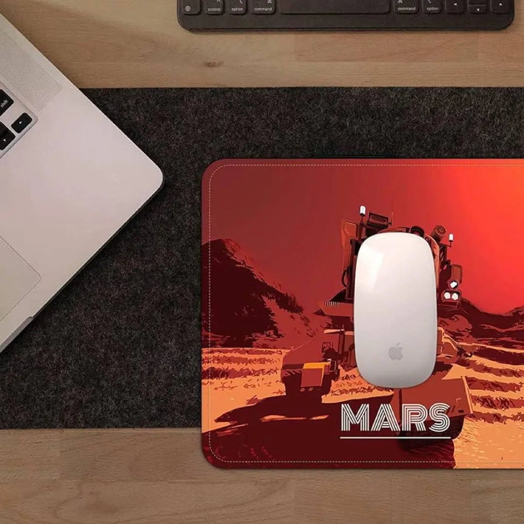 ❤️Same day shipping❤️ Mouse pad MARS rocket Mars moon computer