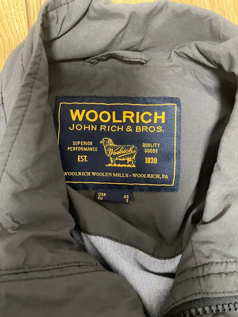 WOOLRICH Grey Military Jacket M