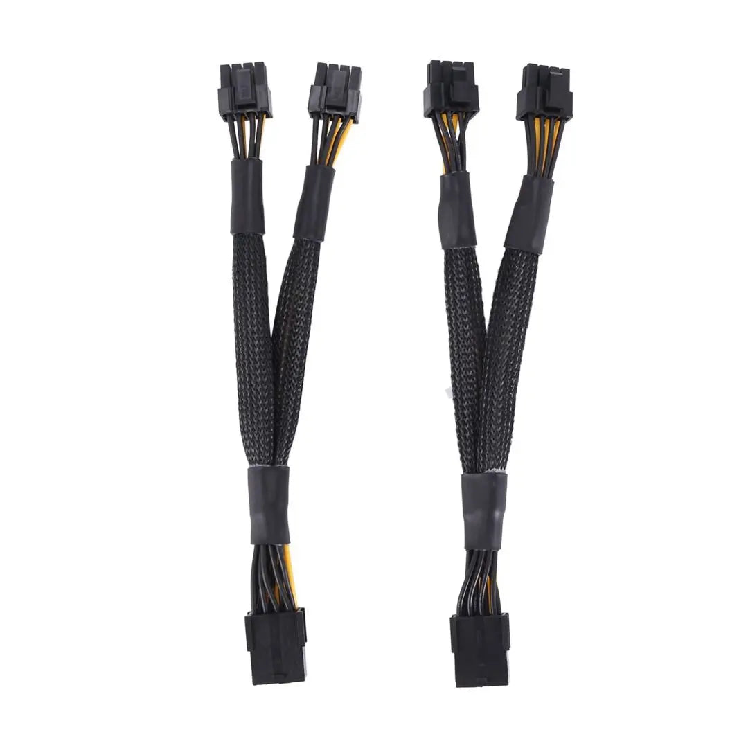 Cable de extensión divisor en Y de punto para adaptador de corriente PCIe de GPU de 20 cm