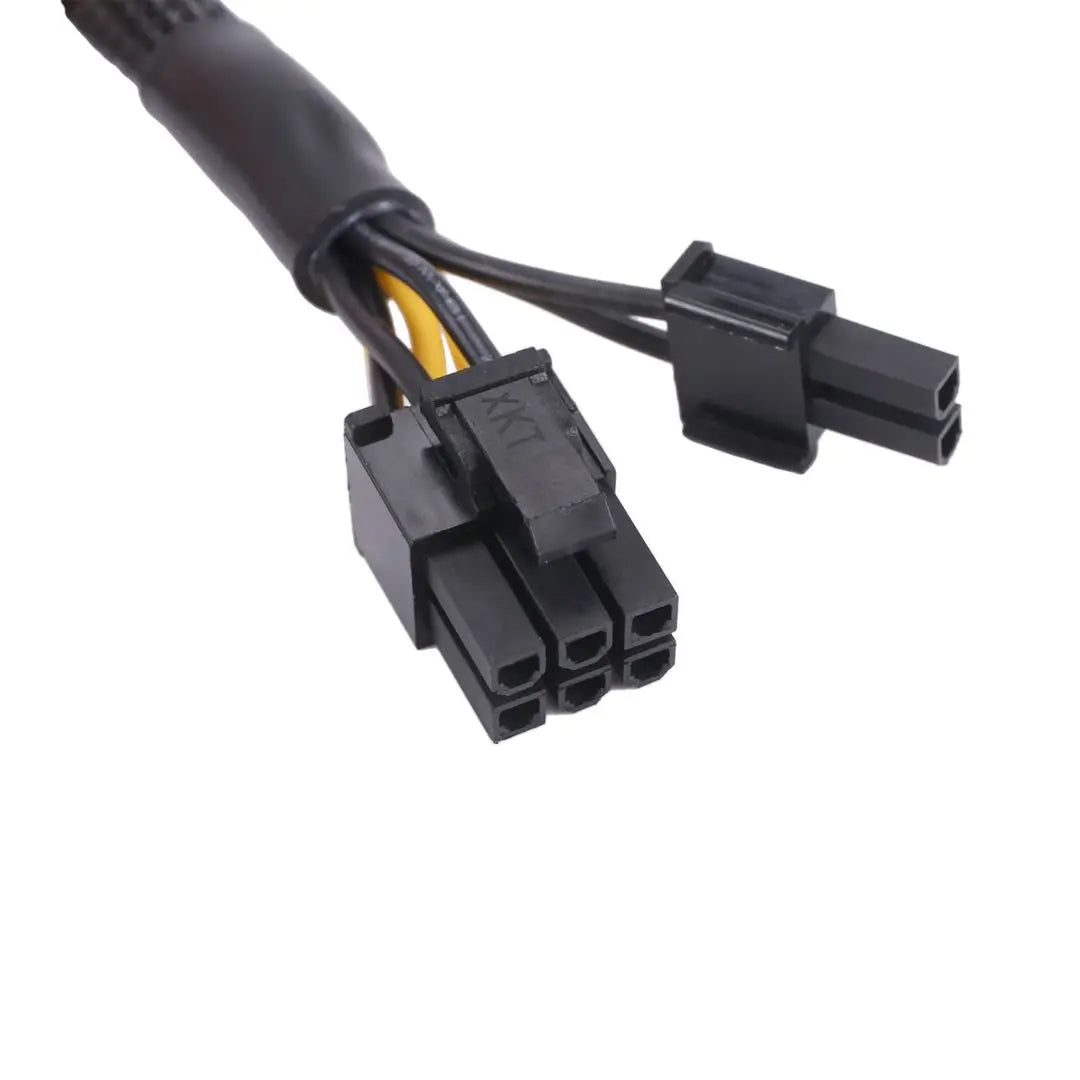 GPU PCIe Power Adapter Knitted Y Splitter Extension Cable 20cm