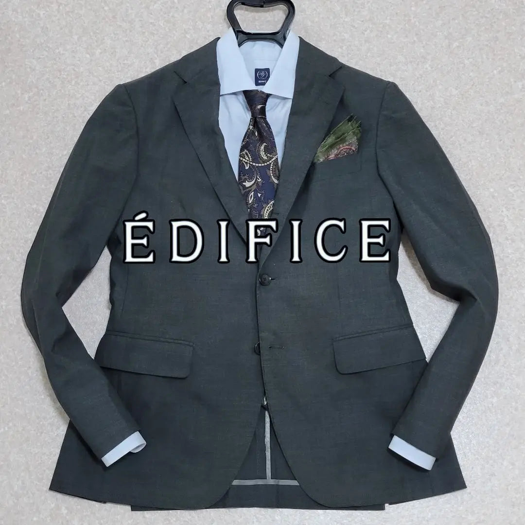 ☆Extremely beautiful Edifice grey double-matched Japanese tailored jacket