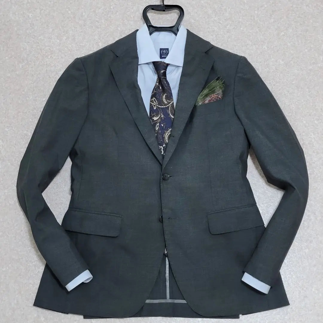 ☆Extremely beautiful Edifice grey double-matched Japanese tailored jacket