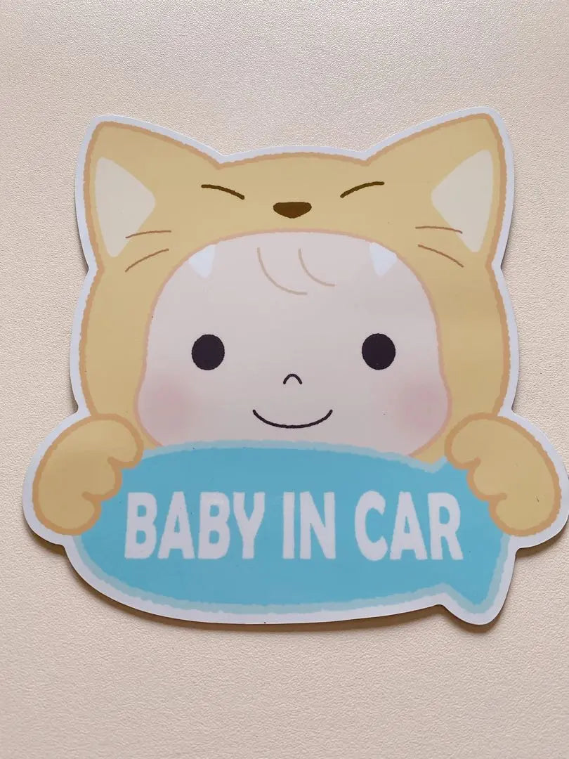 ⭐️New Car Supplies Baby Inker Magnet Sticker Cat Fish