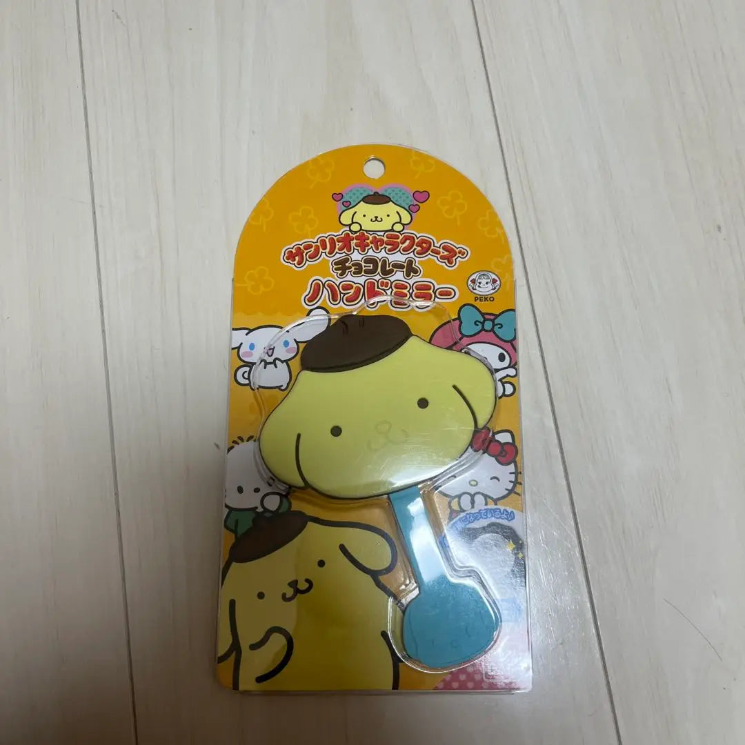 Sanrio Characters Chocolate Hand Mirror Pom Pom Pudding Brand new and unused