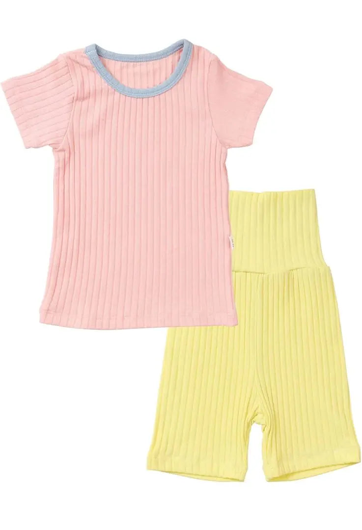 ✨Popular product✨ 100cm Baby Clothes Tencel Short Sleeve Kids Summer Pajamas