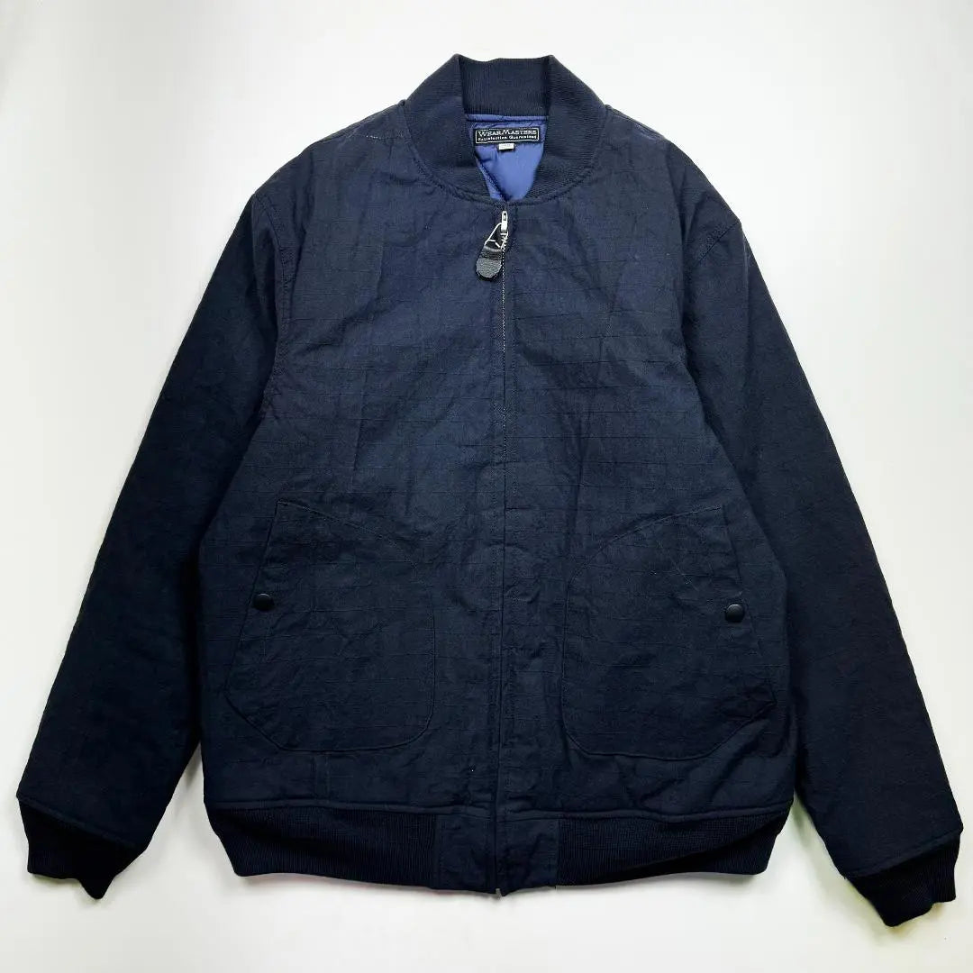 [Material de alto rendimiento] Chaqueta de cubierta temprana US NAVY L ◆ Vintage MA-1