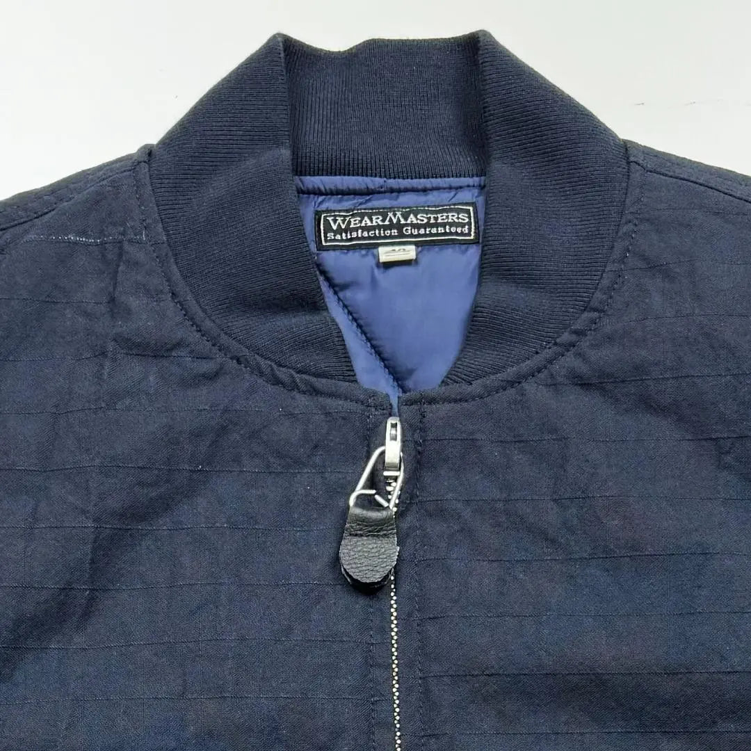 [Material de alto rendimiento] Chaqueta de cubierta temprana US NAVY L ◆ Vintage MA-1