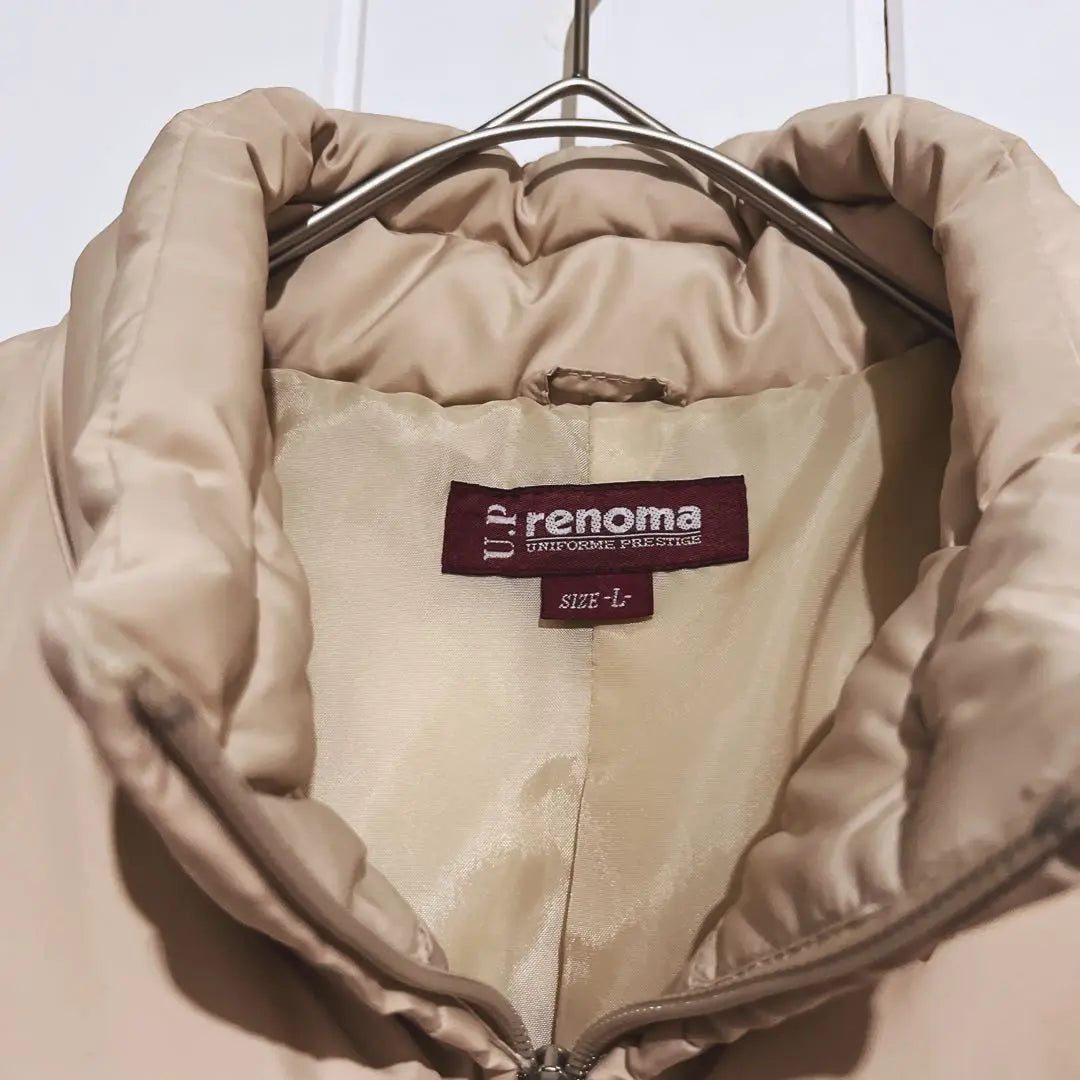 [Renoma] Women's Jumper Down Jacket Beige L