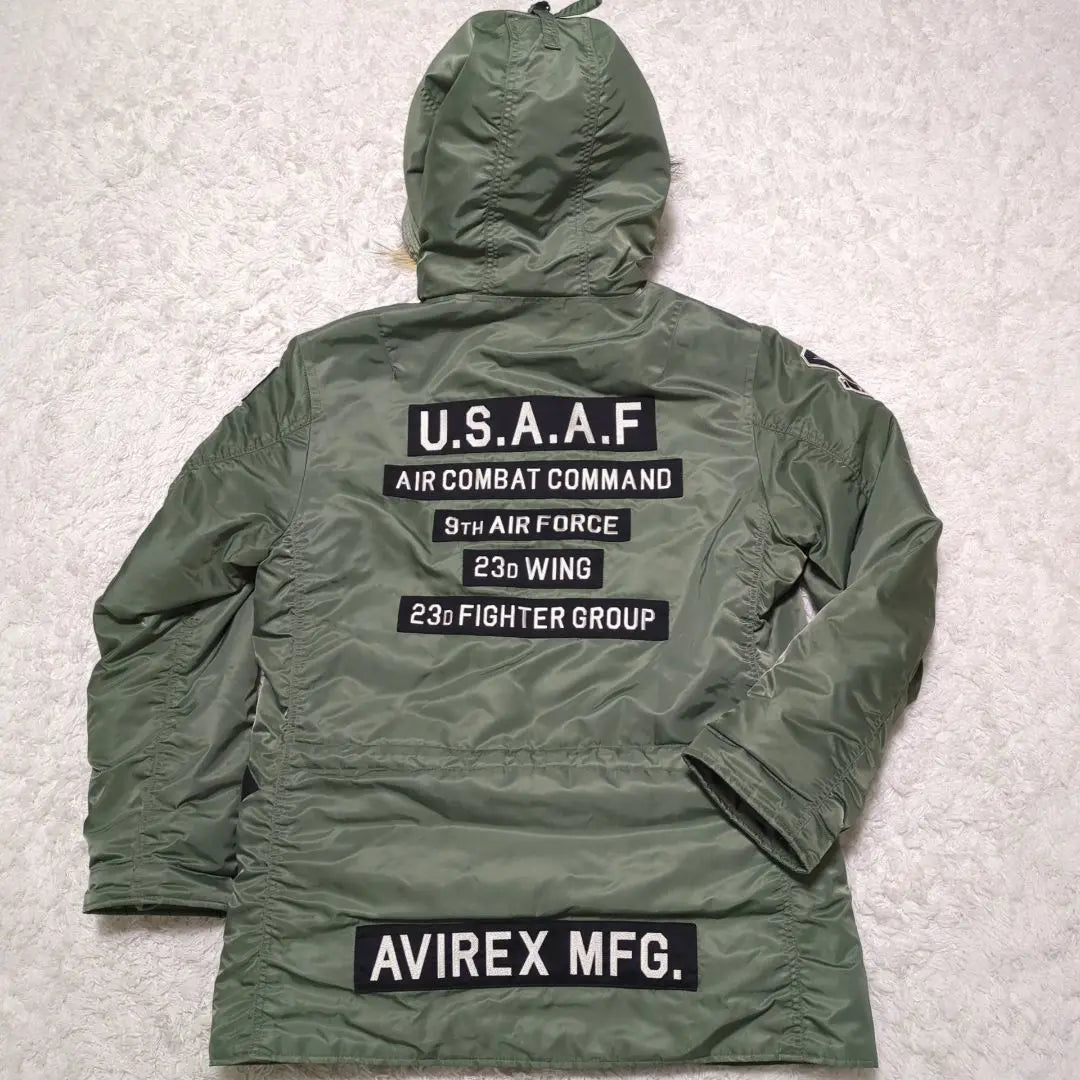 Chaqueta de vuelo AVIREX N-3B 75.° grado sin usar, color caqui 2XL