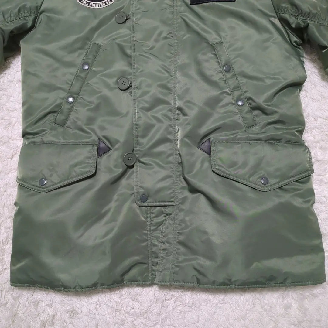 Chaqueta de vuelo AVIREX N-3B 75.° grado sin usar, color caqui 2XL