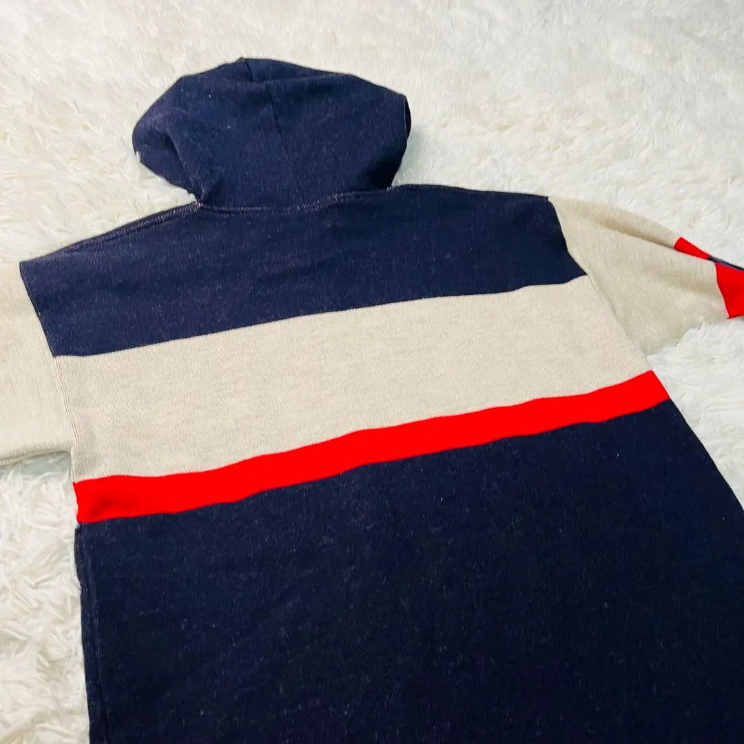 [Raro] Sudadera con capucha de punto 100 % lana vintage de FILA