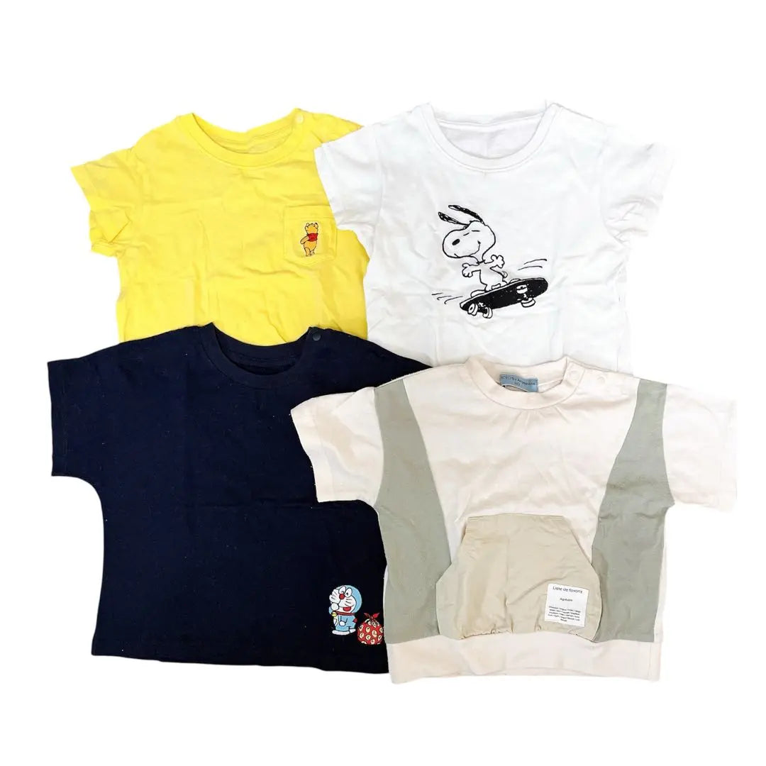 Ropa para niños vendida al por mayor 28 prendas 80 Talla Manga corta Manga larga Pantalones largos KPBOY KPBOY etc. | 子供服まとめ売り 28着 80サイズ 半袖長袖 半ズボン長ズボン KPboy他