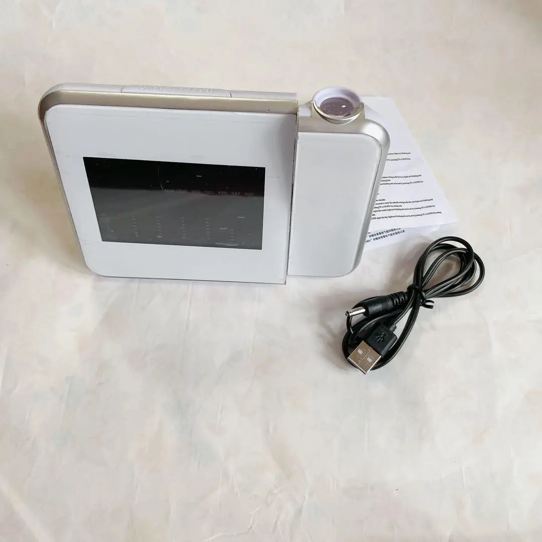 ✨ Brand new and unused✨ Projector clock Digital alarm clock LED color LCD | ✨新品未使用✨プロジェクタークロック デジタル目覚まし時計 LEDカラー液晶