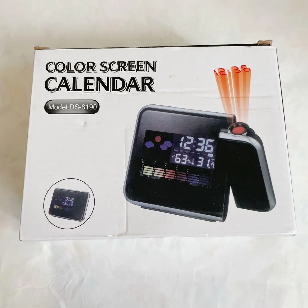 ✨ Brand new and unused✨ Projector clock Digital alarm clock LED color LCD | ✨新品未使用✨プロジェクタークロック デジタル目覚まし時計 LEDカラー液晶