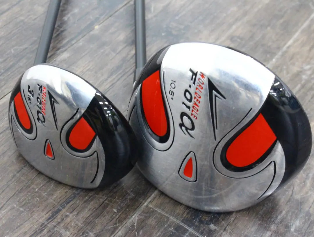 ▲Set of 2 World Eagle Fairway Wood F-01 Alpha FW3