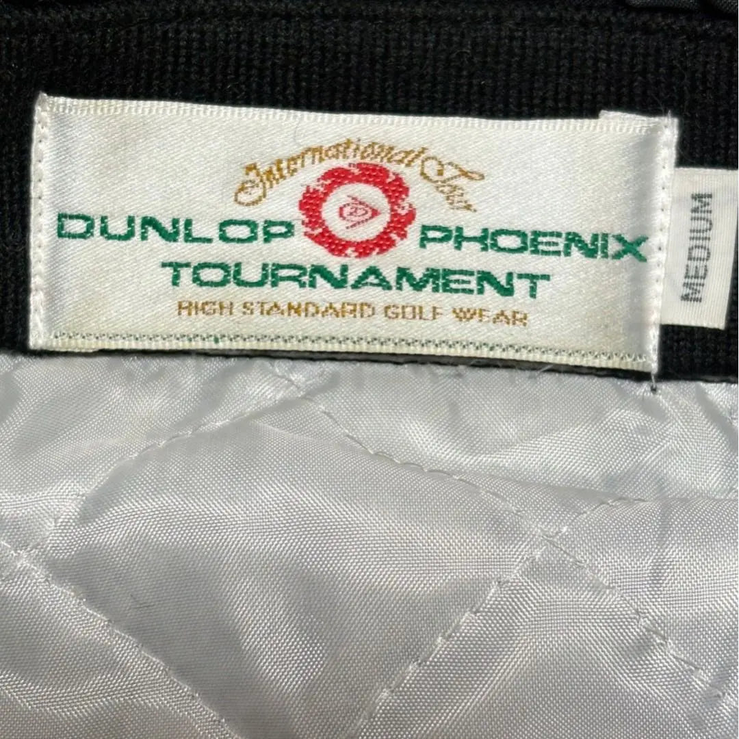 DUNLOP PHOENIX TOURNAMENT logo embroidered blouson jacket