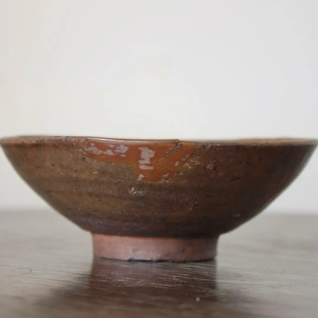 Kotaka Tea bowl Edo period tea tools Takabayaki Antique tools Antique | 古高取 茶碗 江戸時代 茶道具 高取焼 古美術 古道具 アンティーク