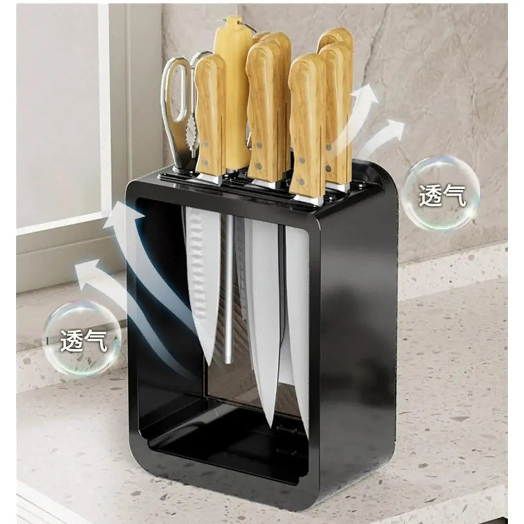 ✨ New / unused item ✨ Kitchen knife stainless steel knife Knife storage stand white