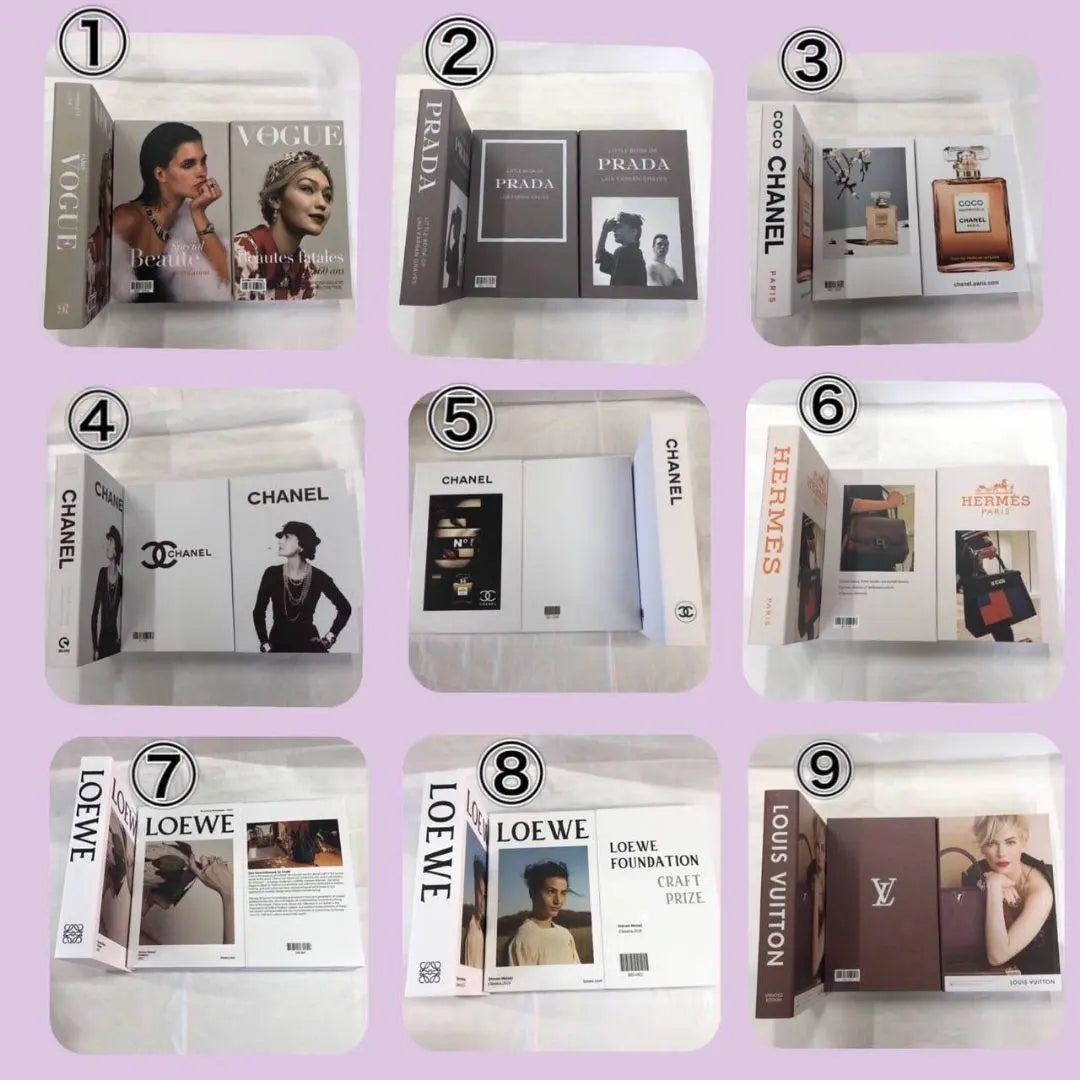 [Tiempo limitado] Programa de Instagram Libro falso de imitación ficticia 4 libros | 【期間限定】インスタ映え ダミー イミテーション フェイクブック ４冊セット