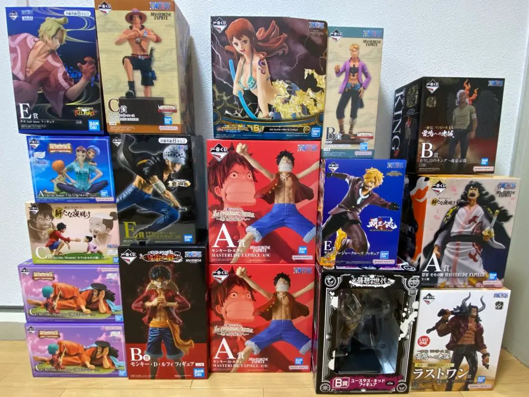 Unopened One Piece Ichiban Kuji Figure 17 Pieces, Bulk Sale