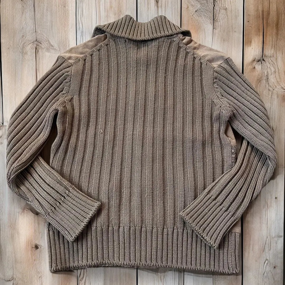 80’s Vintage wool knit cardigan TAC S equivalent