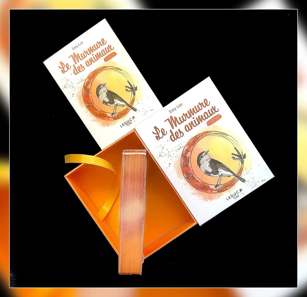 ✨Orange Gold Edge✨A cute and soothing animal oracle cards and tarot cards