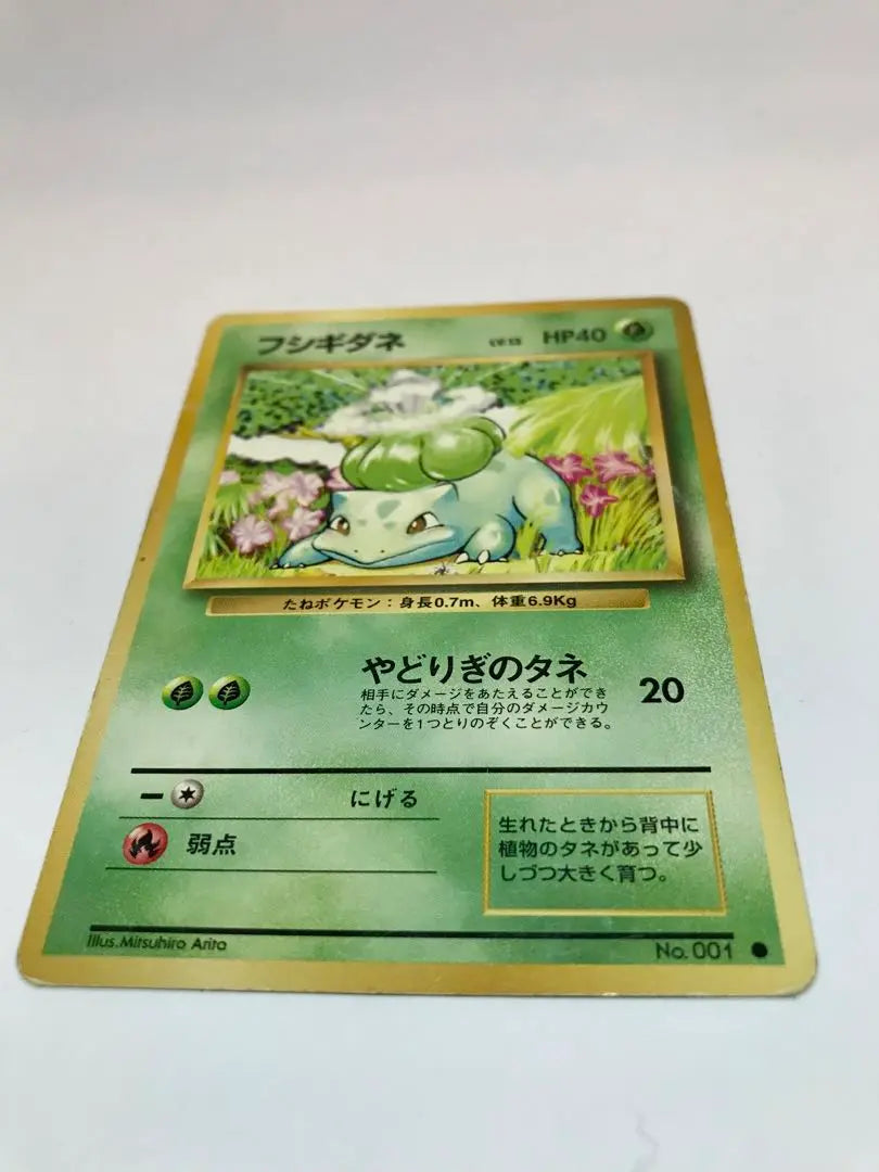 Bulsaur & Bulsaur Pokemon Card Old Back No mark